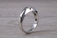 Load image into Gallery viewer, Chunky Diamond set 18ct White Gold Ring