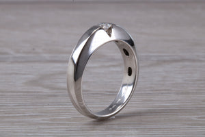 Chunky Diamond set 18ct White Gold Ring
