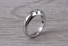 Load image into Gallery viewer, Chunky Diamond set 18ct White Gold Ring