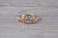 Load image into Gallery viewer, Art Deco Diamond Engagement ring, 1.00 carat Natural Certified Diamond