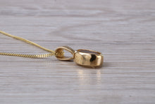 Load image into Gallery viewer, Oval cut Citrine set Yellow Gold Necklace