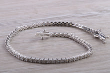 Load image into Gallery viewer, Two carat Diamond set 18ct White Gold Tennis bracelet