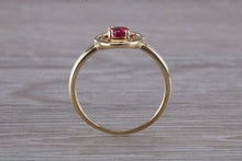 Load image into Gallery viewer, Dainty Round cut Ruby Ring
