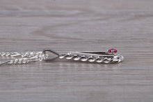 Load image into Gallery viewer, Ruby set Silver Necklace