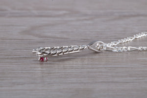 Ruby set Silver Necklace