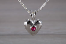 Load image into Gallery viewer, Love Heart Ruby set Necklace
