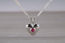 Load image into Gallery viewer, Love Heart Ruby set Necklace