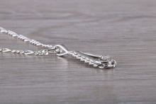 Load image into Gallery viewer, Natural Round cut Diamond set Silver Necklace