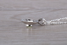 Load image into Gallery viewer, Natural Round cut Peridot Gemstone Set Silver Necklace