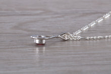 Load image into Gallery viewer, Natural Rhodolite Gemstone set Silver Necklace