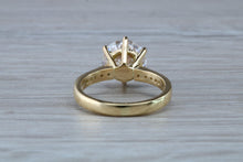 Load image into Gallery viewer, Three carat Moissanite Diamond with Natural Diamonds set 18ct Gold Ring