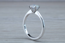 Load image into Gallery viewer, 1.25ct Platinum Diamond Solitaire. Forever One grade Moissanite Diamond