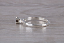 Load image into Gallery viewer, Natural Smokey Quartz Gemstone set Silver Ring