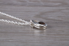 Load image into Gallery viewer, Natural Smokey Quartz set Silver Necklace