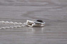 Load image into Gallery viewer, Natural Smokey Quartz set Silver Necklace