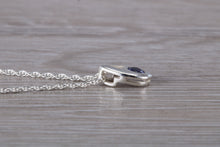Load image into Gallery viewer, Natural Iolite set Silver Necklace