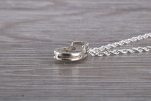 Load image into Gallery viewer, Natural Blue Topaz set Silver Necklace