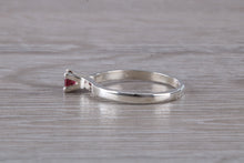 Load image into Gallery viewer, Natural Rhodolite Gemstone Ring.Sterling Silver Rhodolite Garnet