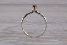 Load image into Gallery viewer, Natural Rhodolite Gemstone Ring.Sterling Silver Rhodolite Garnet