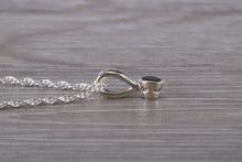 Load image into Gallery viewer, Natural Black Diamond set Silver Necklace