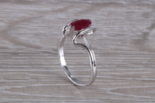 Load image into Gallery viewer, Marquise cut Ruby Ring