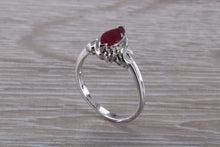 Load image into Gallery viewer, Marquise cut Ruby Ring