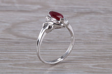 Load image into Gallery viewer, Marquise cut Ruby Ring