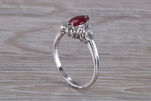 Load image into Gallery viewer, Marquise cut Ruby Ring