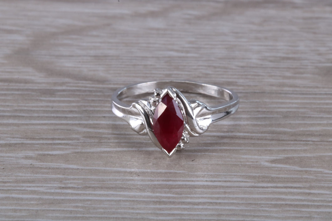 Marquise cut Ruby Ring