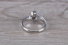 Load image into Gallery viewer, Natural Mystic Topaz set Crossover Ring