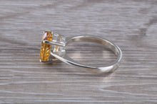 Load image into Gallery viewer, Oval cut Citrine set Silver Ring