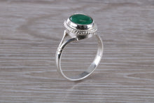 Load image into Gallery viewer, Silver Natural Malachite Ring