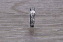 Load image into Gallery viewer, Ladies silver eternity ring set with Diamond white cubic zirconia&#39;s. Ideal 16th,18th,21st birthday present.Dress ring.