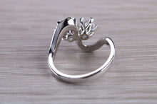 Load image into Gallery viewer, Two Half carat Moissanite Diamond Statement Ring