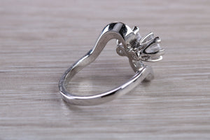 Two Half carat Moissanite Diamond Statement Ring