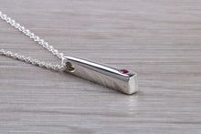 Load image into Gallery viewer, Ruby set Silver Necklace