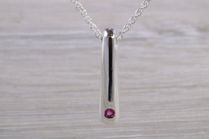 Ruby set Silver Necklace