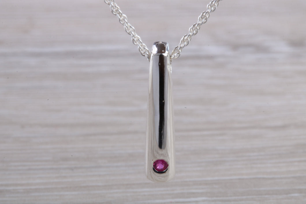 Ruby set Silver Necklace
