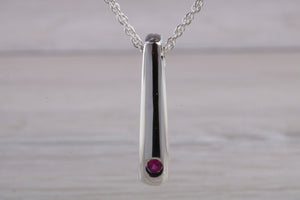 Ruby set Silver Necklace