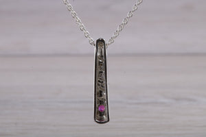 Ruby set Silver Necklace