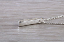 Load image into Gallery viewer, Natural Blue Sapphire set Silver Necklace