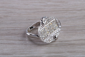 Natural Diamond set ladies Cocktail ring. natural diamonds and 18ct gold. Dress, cocktail, anniversary,statement ring. Perfect Gift idea