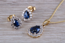 Load image into Gallery viewer, 9ct Yellow Gold Earrings and Matching Necklace