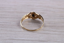 Load image into Gallery viewer, Dainty Blue Sapphire and Diamond Ring