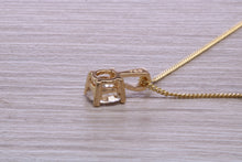 Load image into Gallery viewer, One carat Round cut Moissanite Diamond Solitaire Necklace