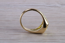 Load image into Gallery viewer, 3.50 carat Natural Yellow Sapphire Gents 18ct Yellow Gold Ring