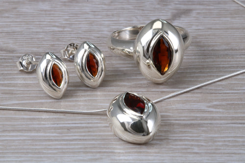 Natural Garnet Full Jewellery Gift Set