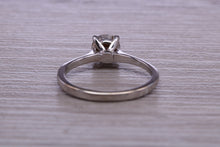 Load image into Gallery viewer, One carat Moissanite Diamond set Dainty Solitaire