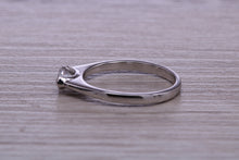 Load image into Gallery viewer, Marquise cut One carat Moissanite Diamond set Platinum Solitaire