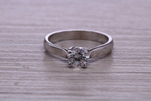 Load image into Gallery viewer, One carat Moissanite Diamond set Chunky Solitaire